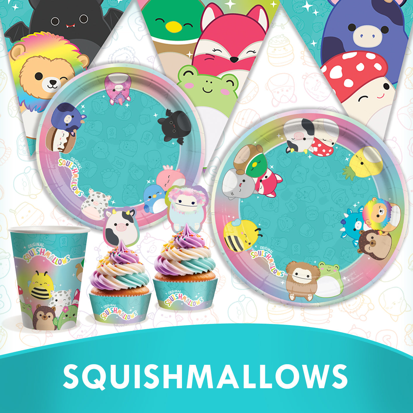 Squishmallows Party Supplies