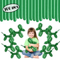 Pine Green Twisting Balloons - Long Balloons