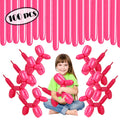 Magenta Twisting Balloons - Long Balloons