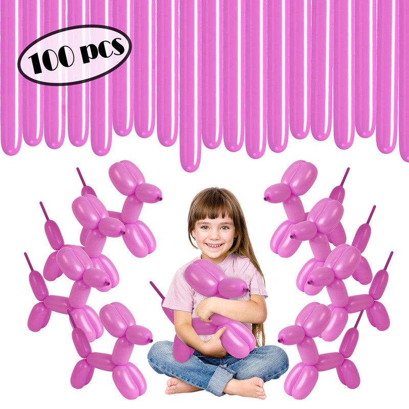 Lavender Twisting Balloons - Long Balloons