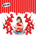 Red Twisting Balloons - Long Balloons