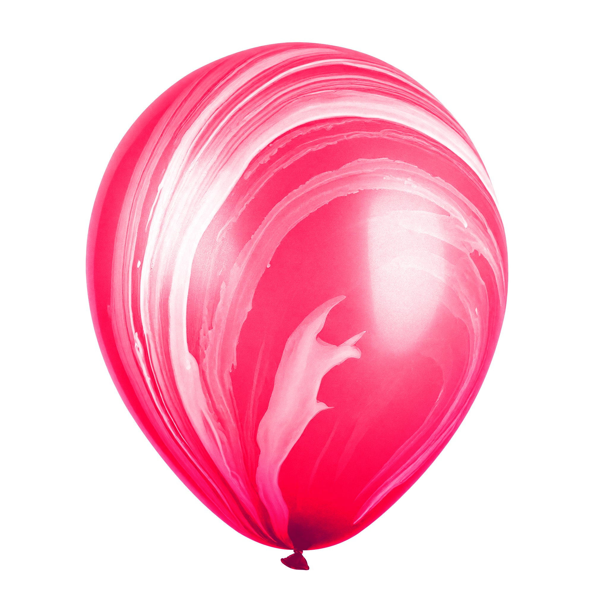 Red Marble Balloons - 12 Inch Latex Balloons
