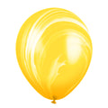 Yellow Marble Balloons - 12 Inch Latex Balloons