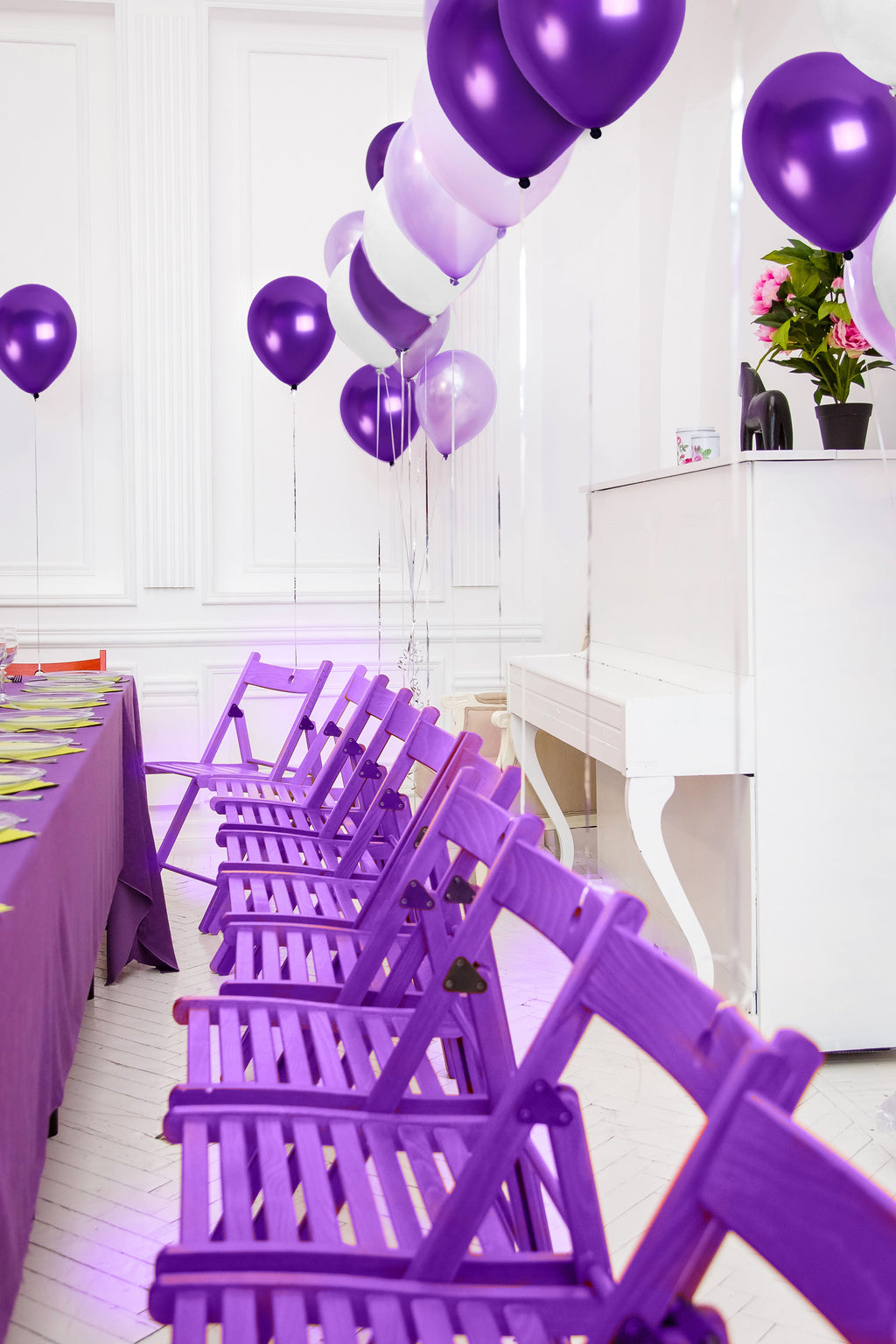 Pearlescent Purple Balloons - 12 Inch Latex Balloons