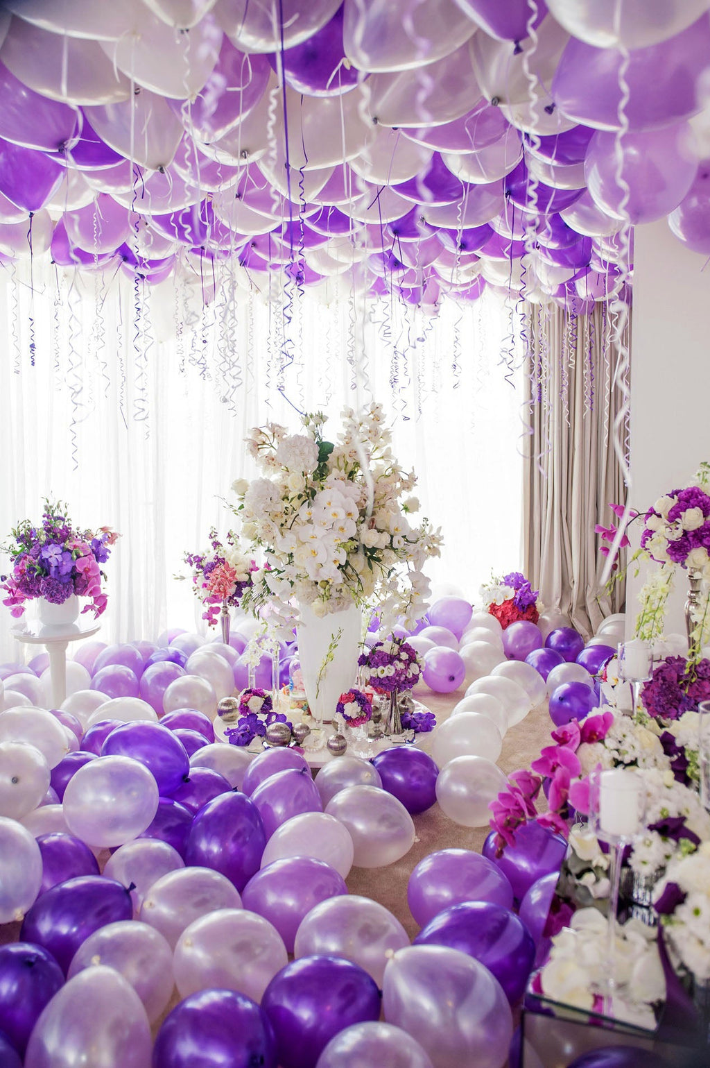 Pearlescent Purple Balloons - 12 Inch Latex Balloons