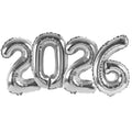 16 Inch Silver Foil 2026 Number Balloons