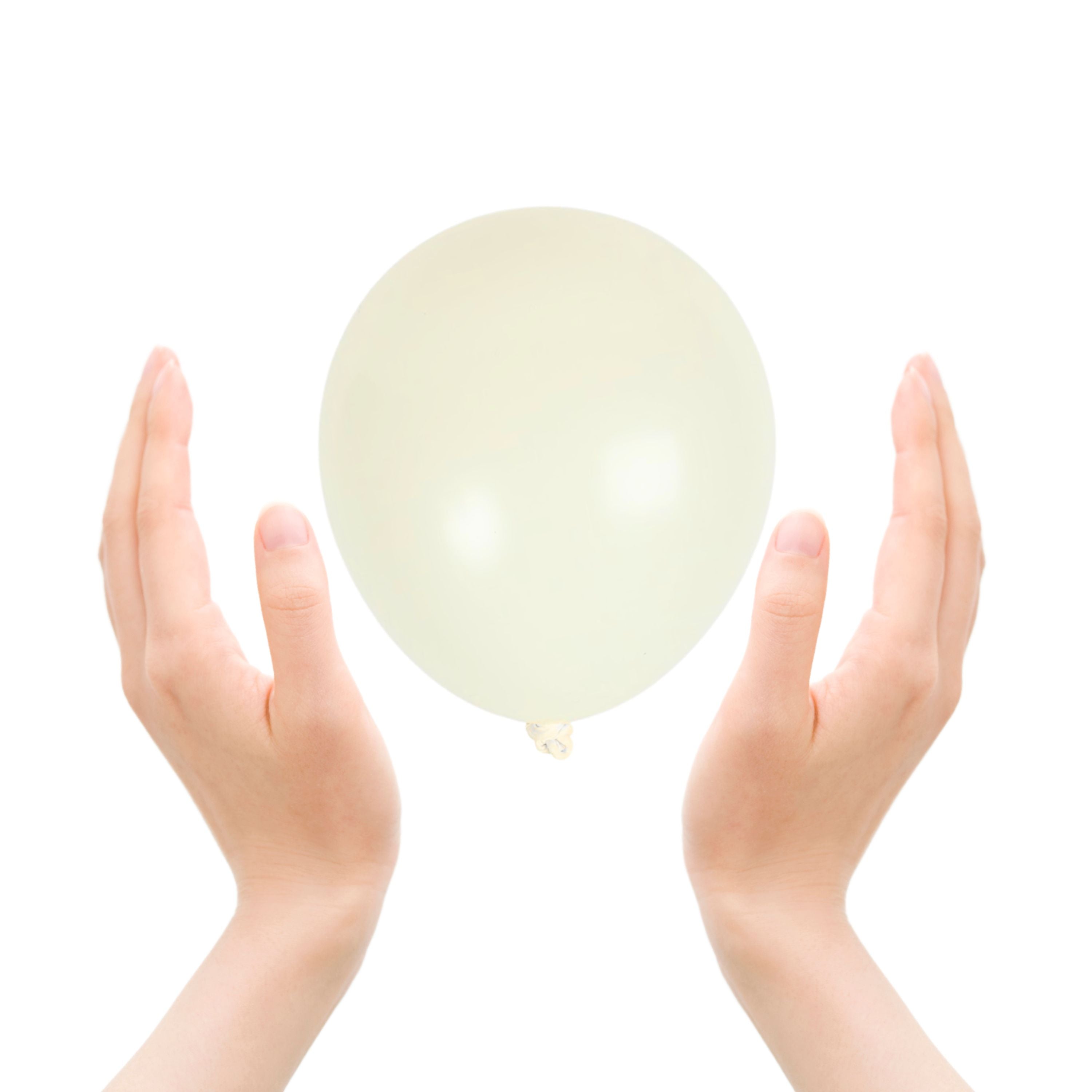 Cream Balloons - 5 Inch Latex Balloons