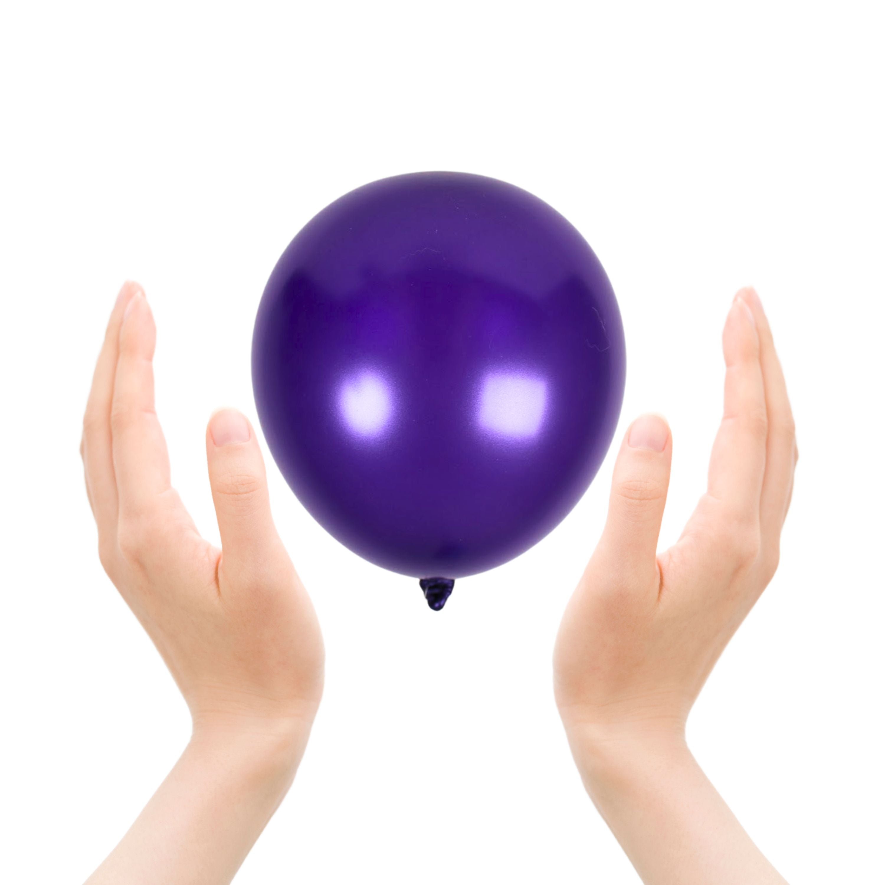 Pearlescent Purple Balloons - 5 Inch Latex Balloons