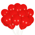 Red Balloons - 12 Inch Latex Balloons