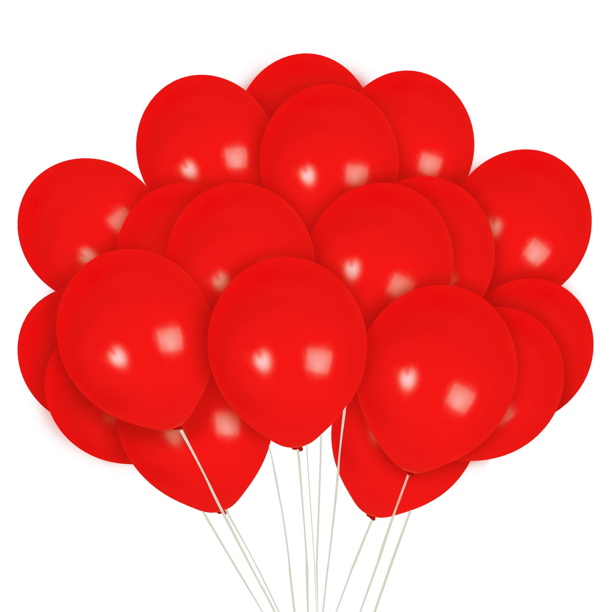 Red Balloons - 12 Inch Latex Balloons