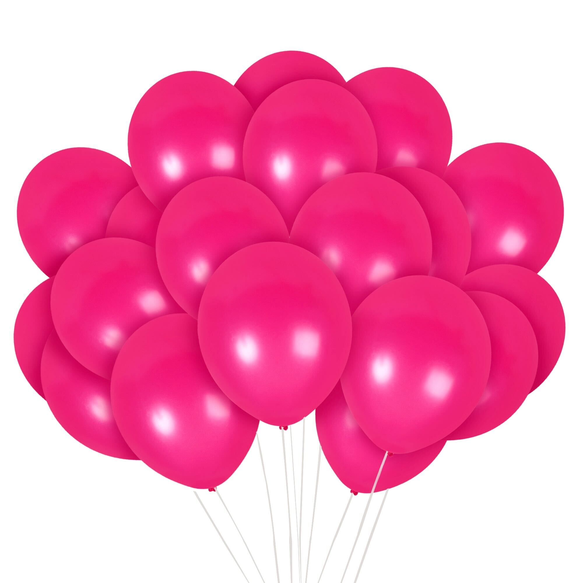 Magenta Pink Balloons - 12 Inch Latex Balloons