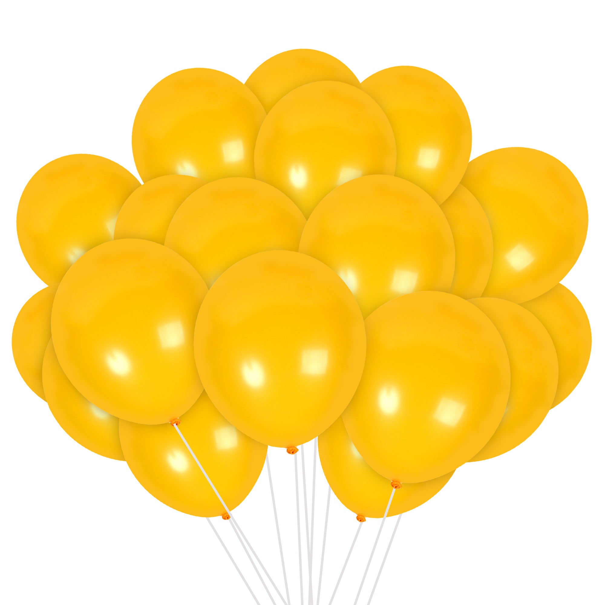 Mustard Yellow Balloons - 12 Inch Latex Balloons