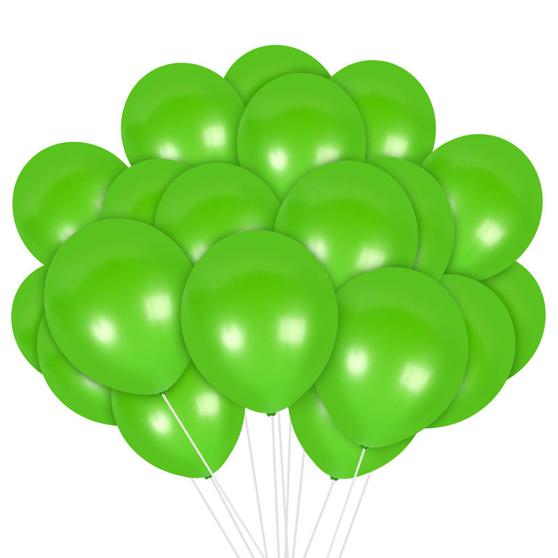 Bright Green Balloons - 12 Inch Latex Balloons