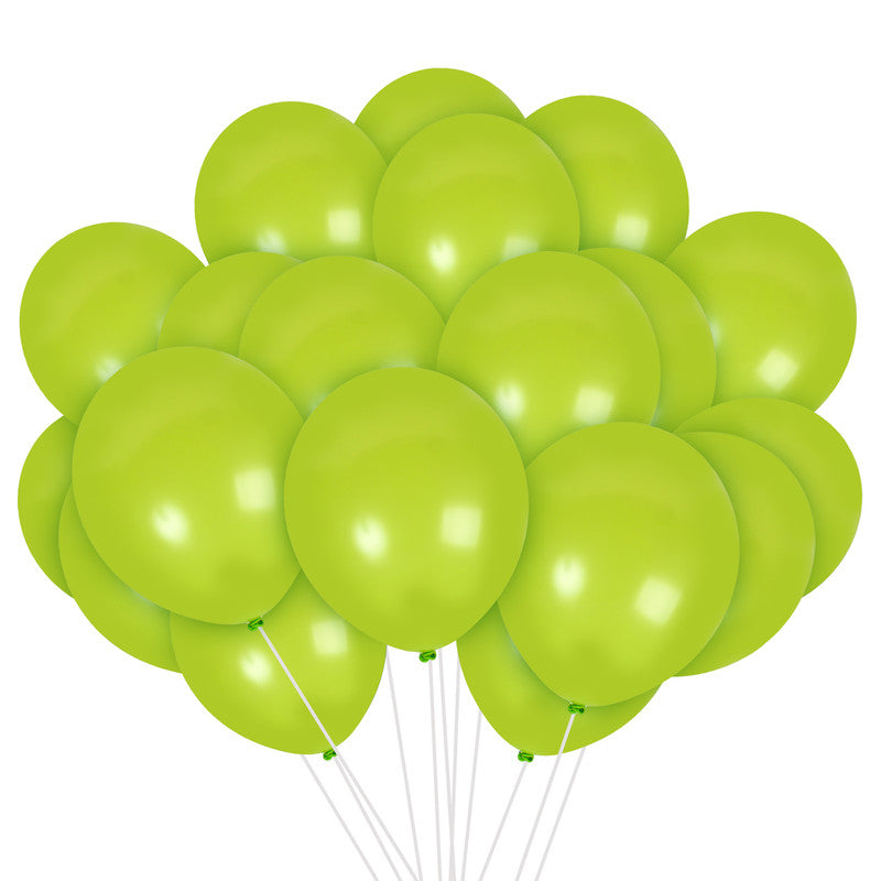 Lime Green Balloons - 12 Inch Latex Balloons