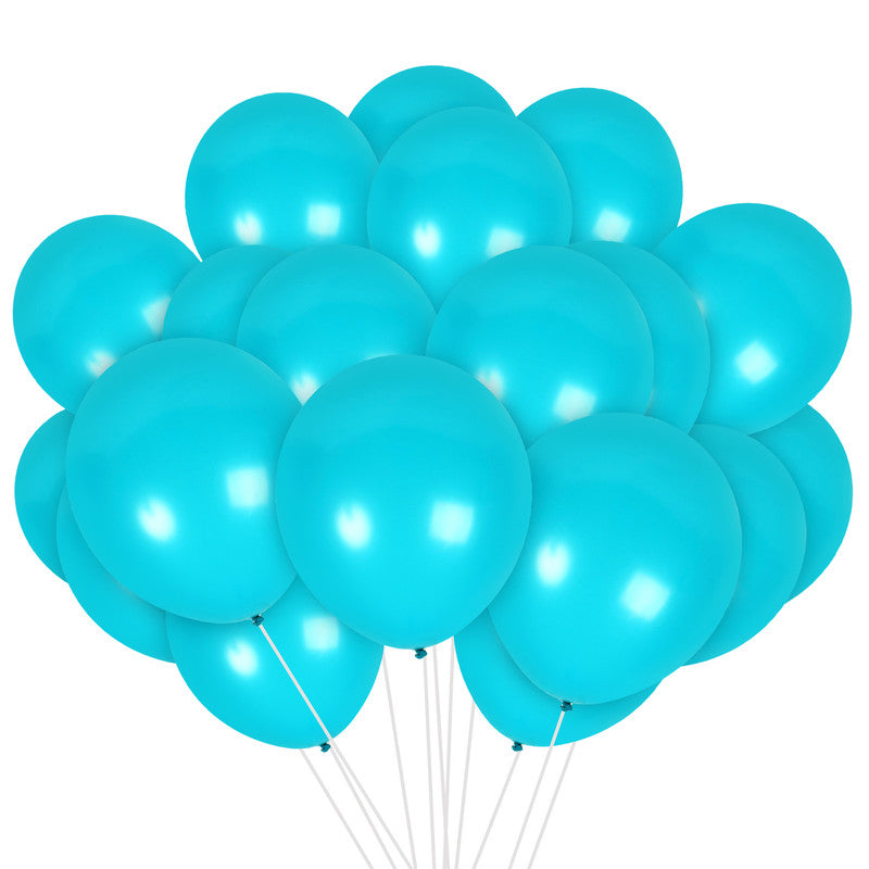 Teal Balloons - 12 Inch Latex Balloons