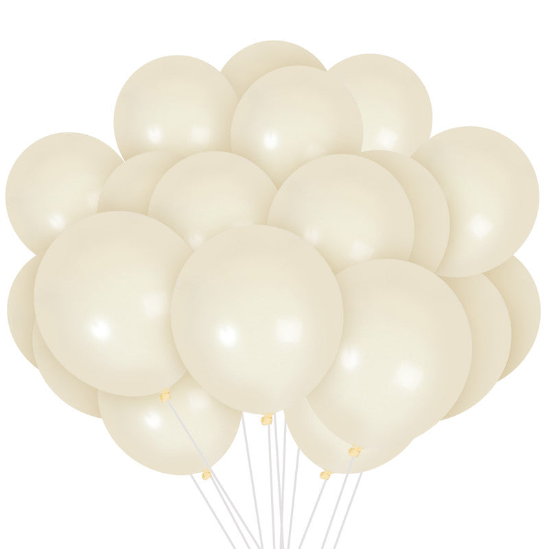 Cream Balloons - 12 Inch Latex Balloons