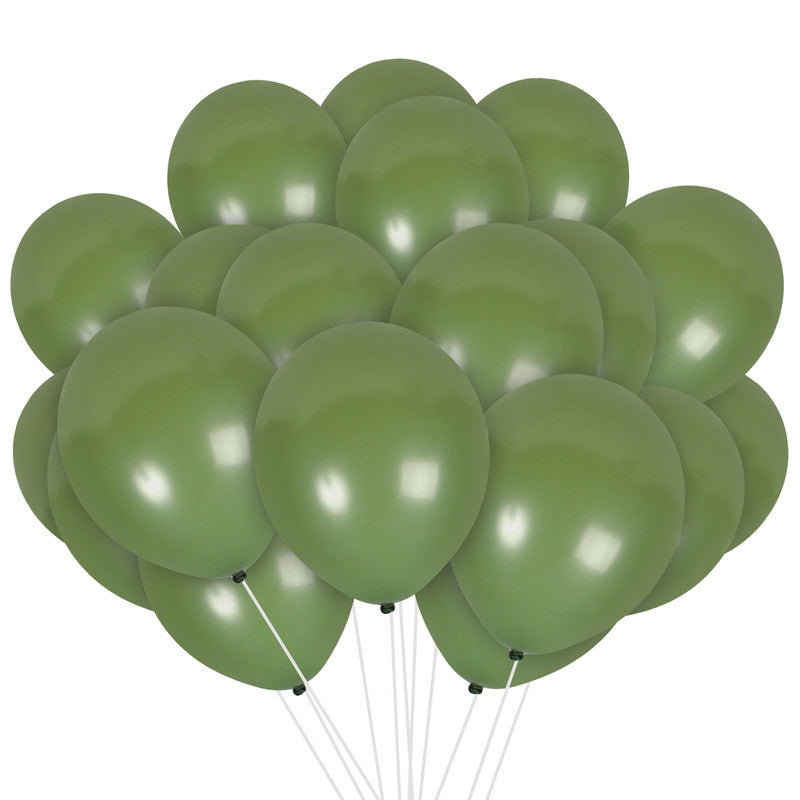 Sage Green Balloons - 12 Inch Latex Balloons