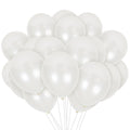 Pearlescent White Balloons - 12 Inch Latex Balloons