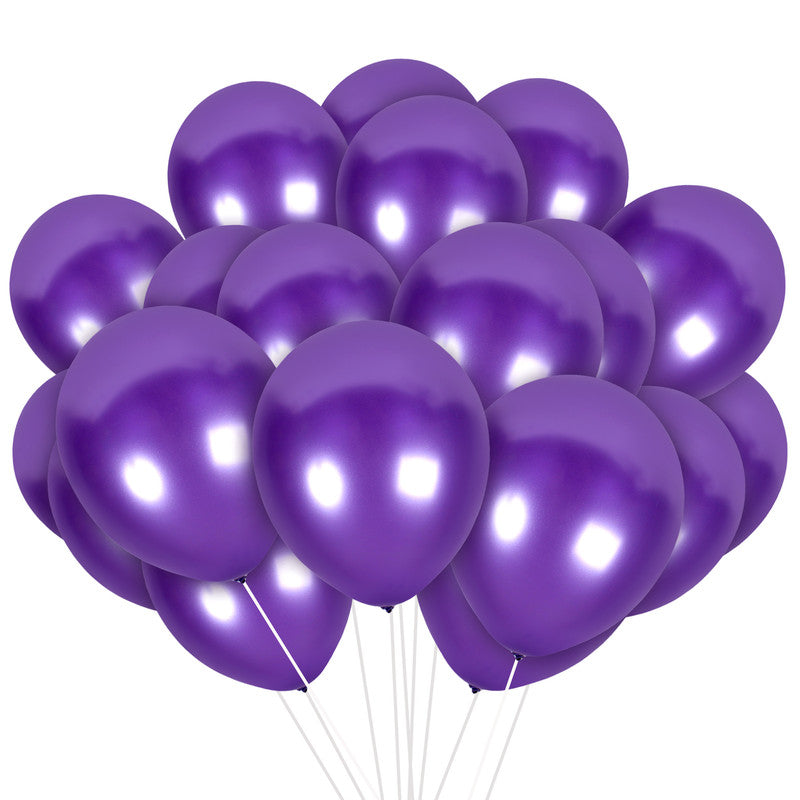 Pearlescent Purple Balloons - 12 Inch Latex Balloons