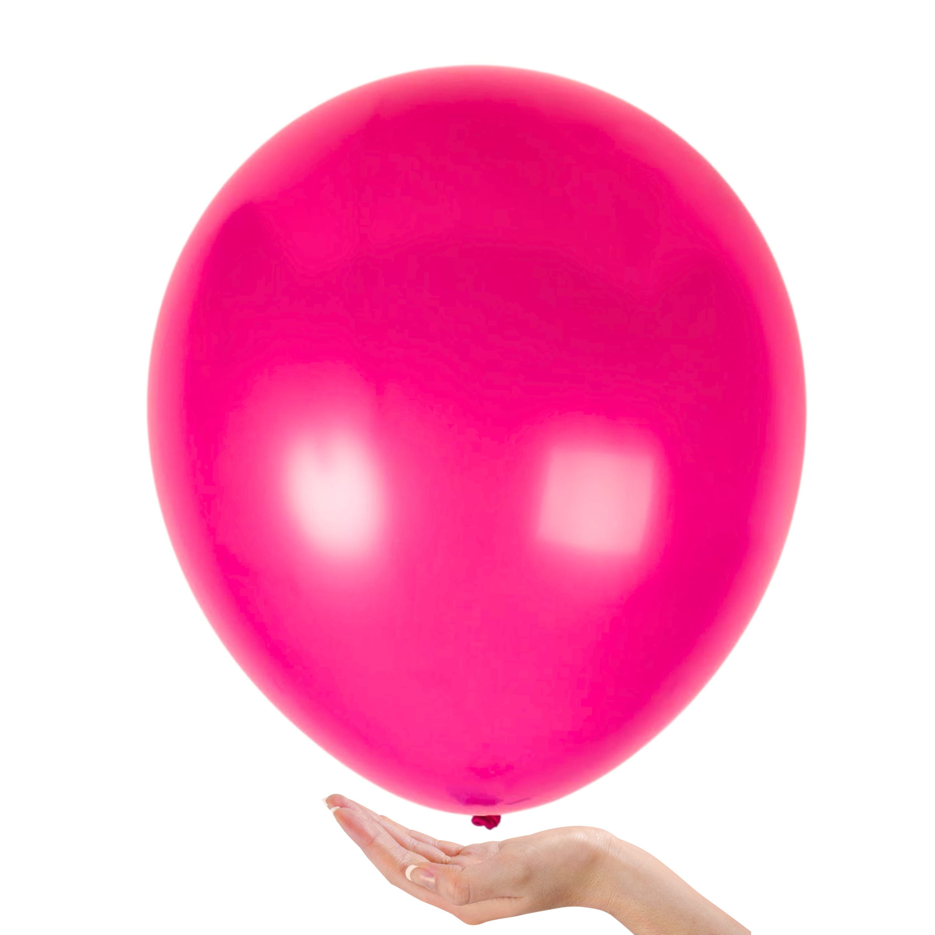 Magenta Pink Balloons - 18 Inch Latex Balloons