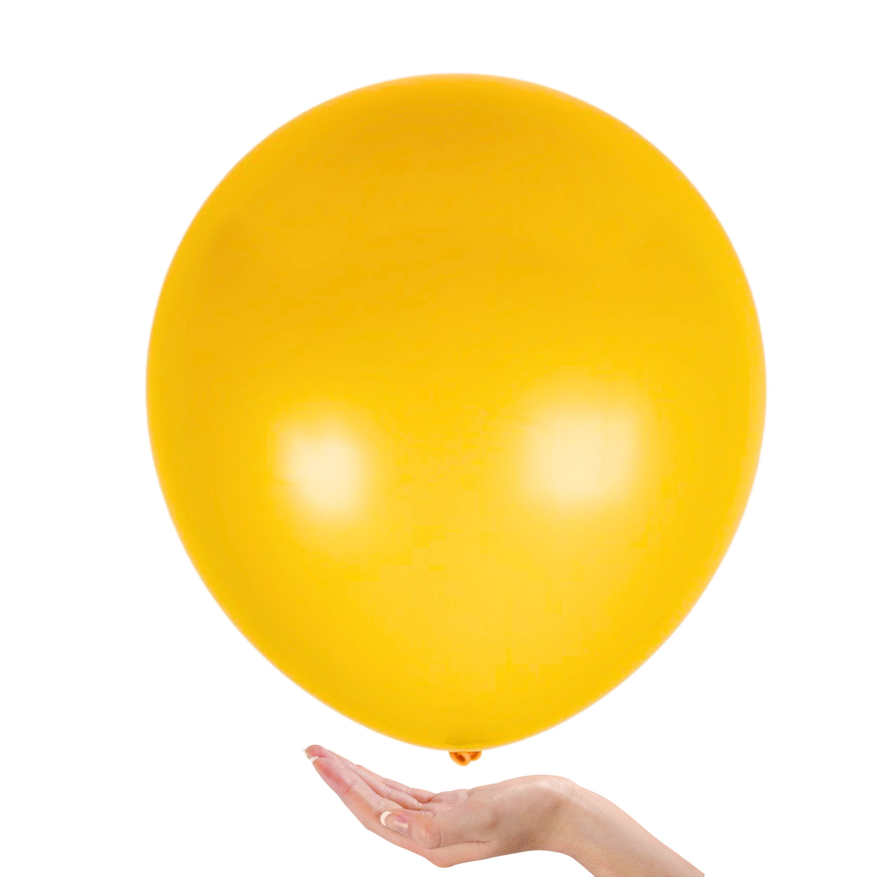 Mustard Yellow Balloons - 18 Inch Latex Balloons