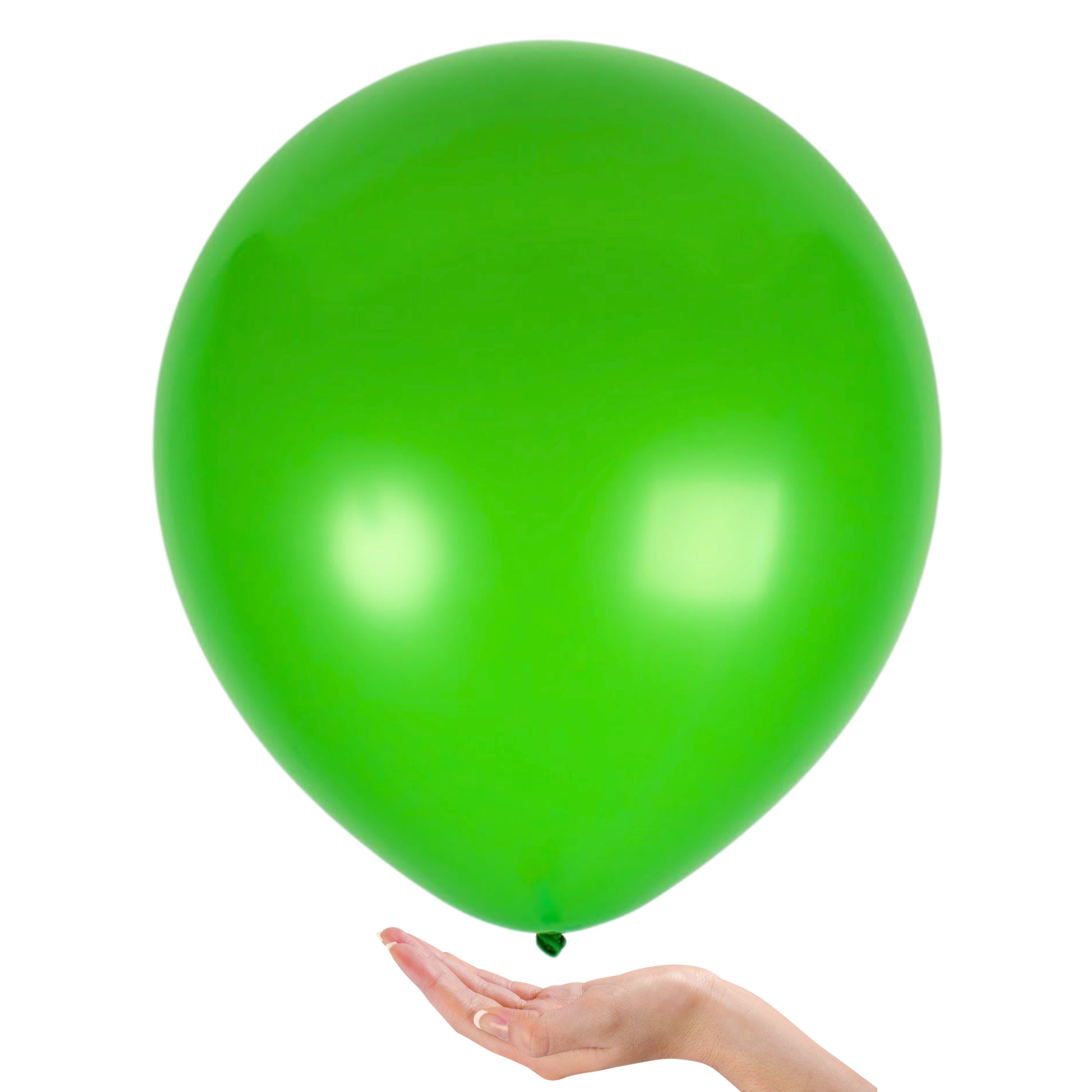 Bright Green Balloons - 18 Inch Latex Balloons