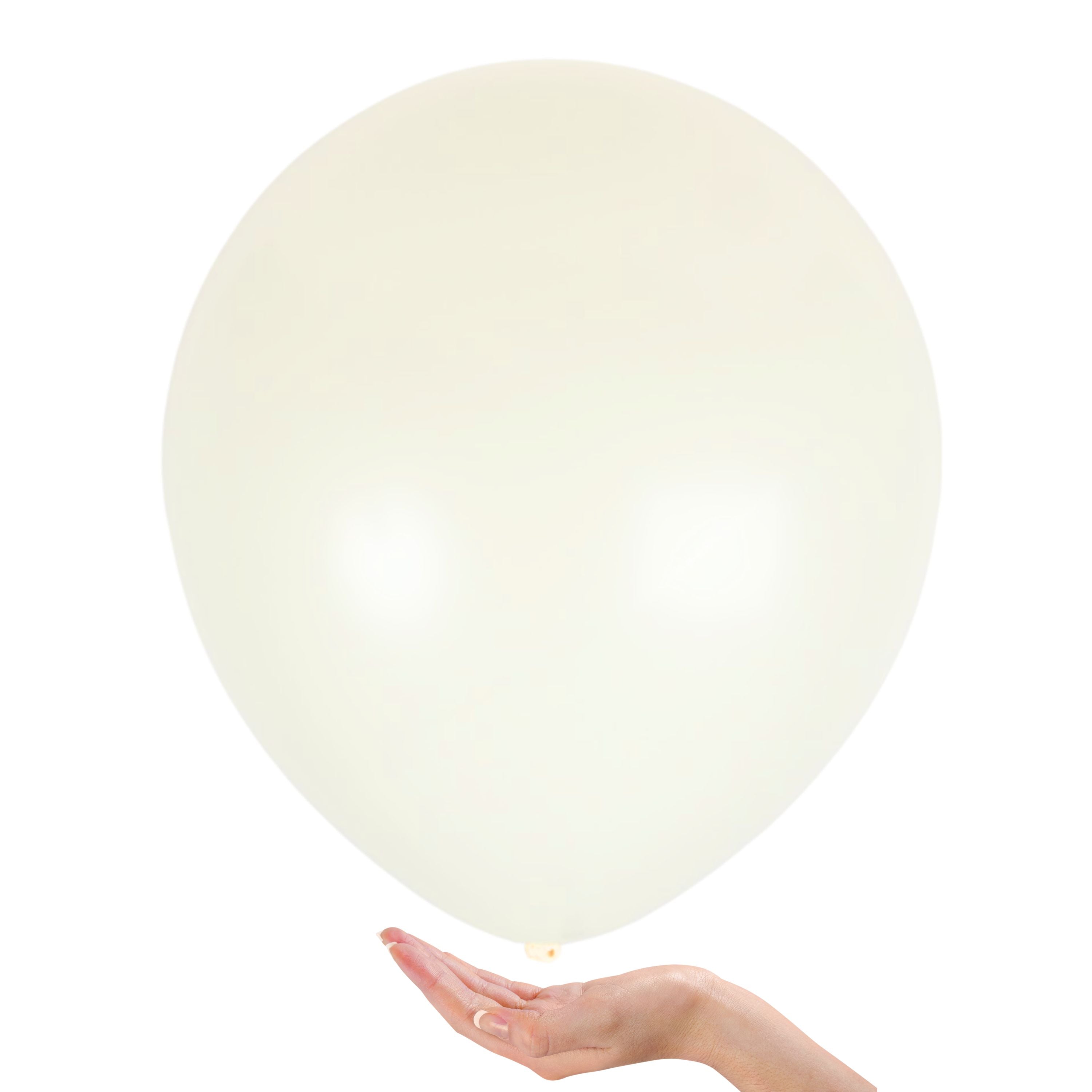 Cream Balloons - 18 Inch Latex Balloons