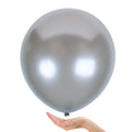 Pearlescent Silver Balloons - 18 Inch Latex Balloons