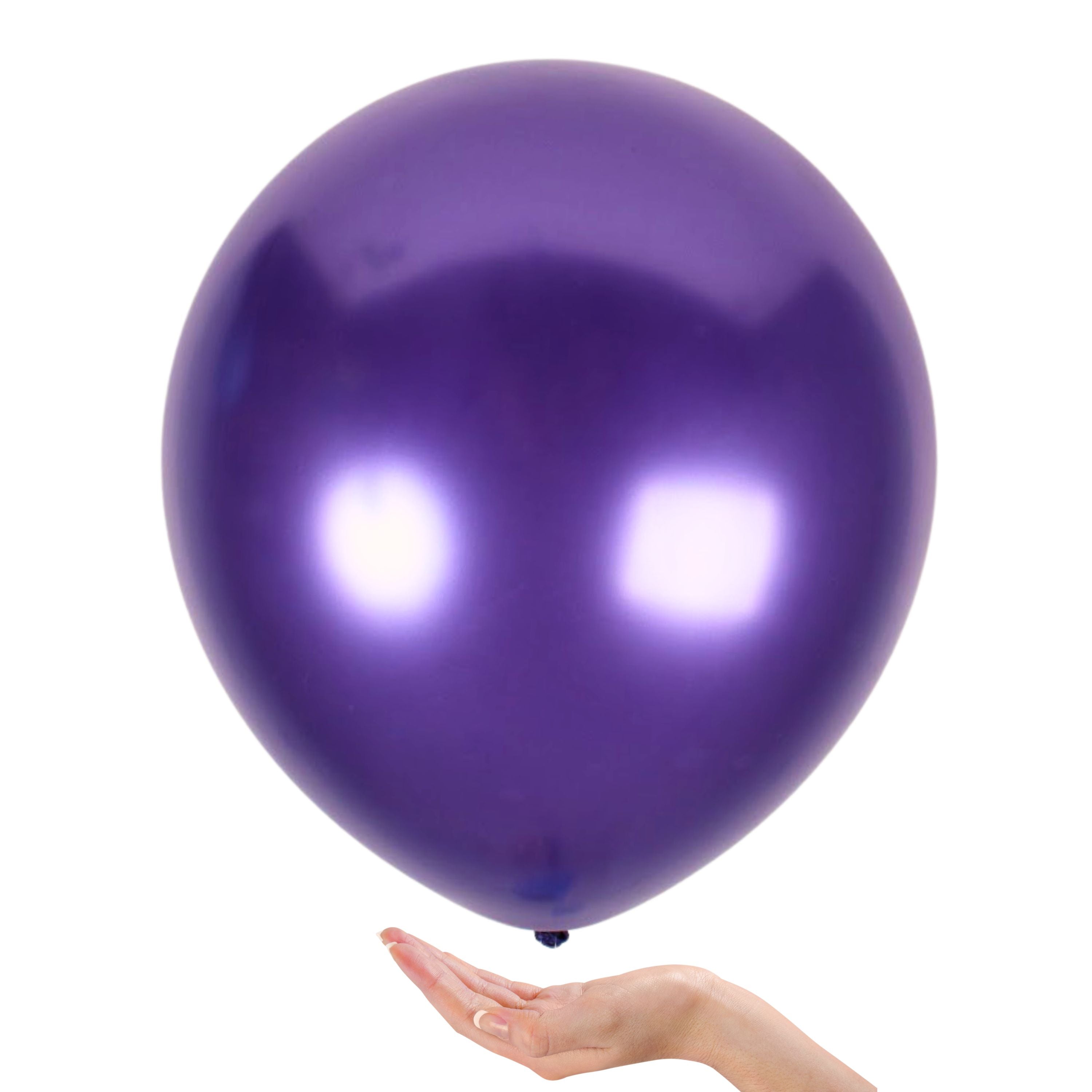 Pearlescent Purple Balloons - 18 Inch Latex Balloons