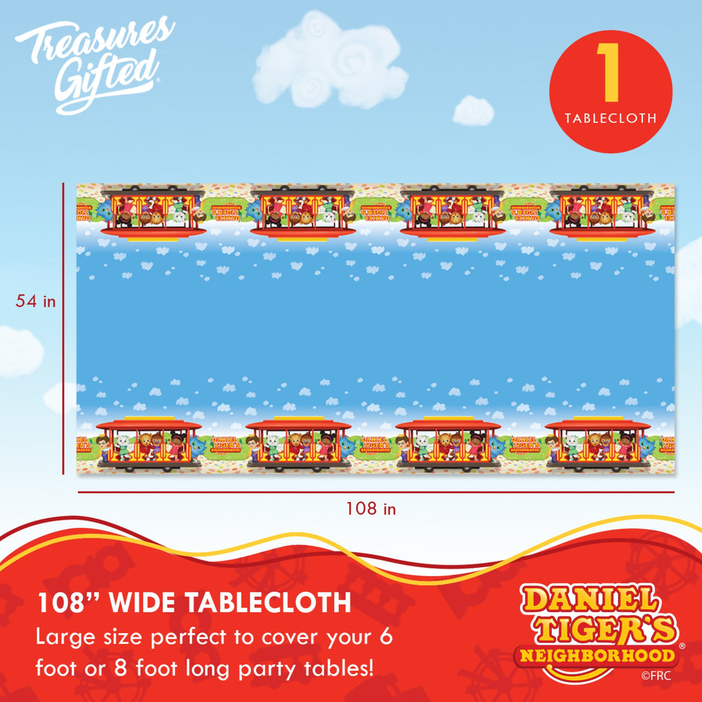 Daniel Tiger Birthday Supplies Tableware Deluxe Set for 16 Guests