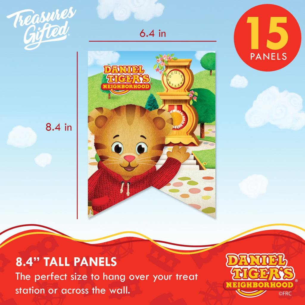 Daniel Tiger Banner & Pennants Kit - Daniel Tiger Birthday Supplies
