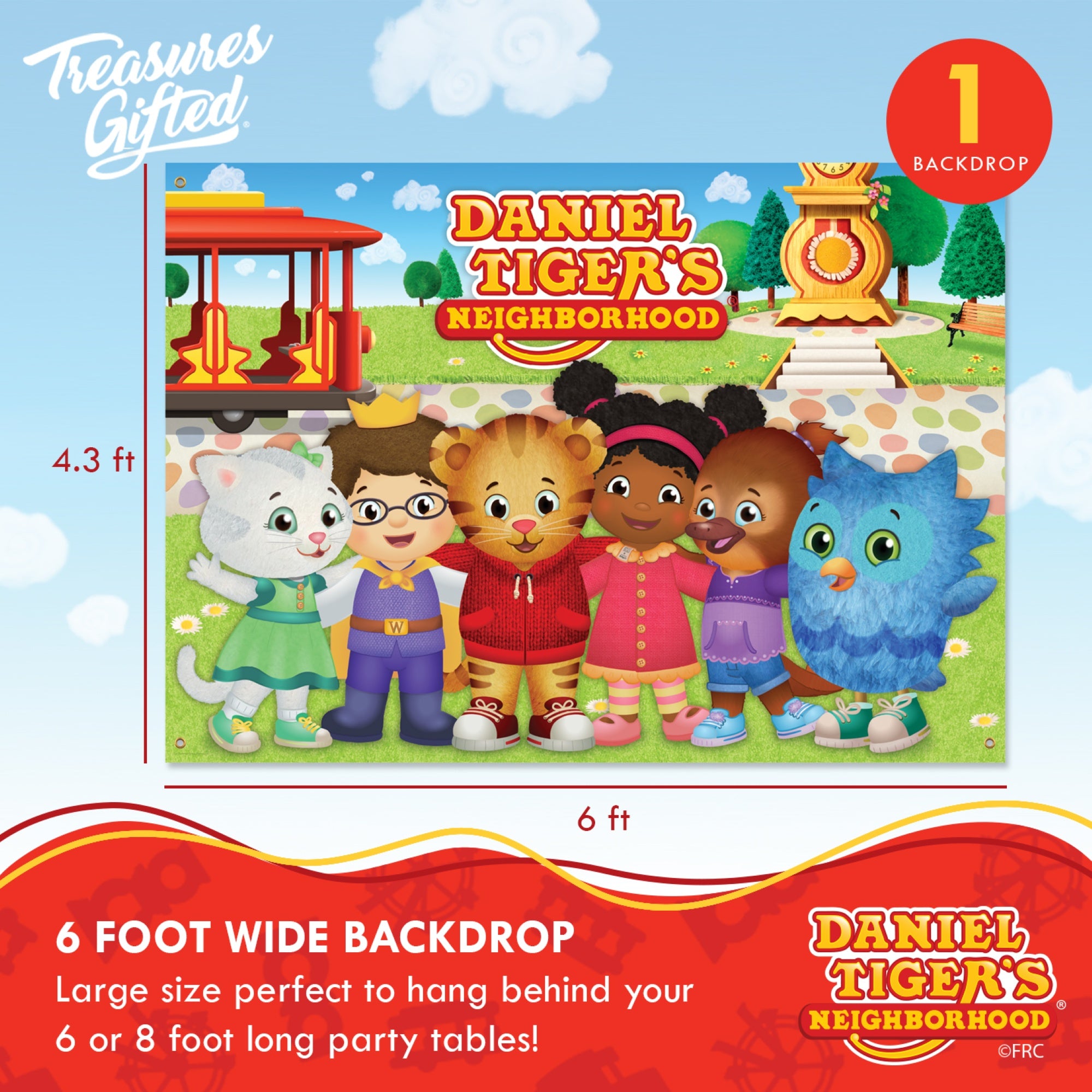 Daniel Tiger Birthday Supplies Ultimate Set for 16 Guests