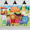 Daniel Tiger Backdrop - Daniel Tiger Birthday Supplies