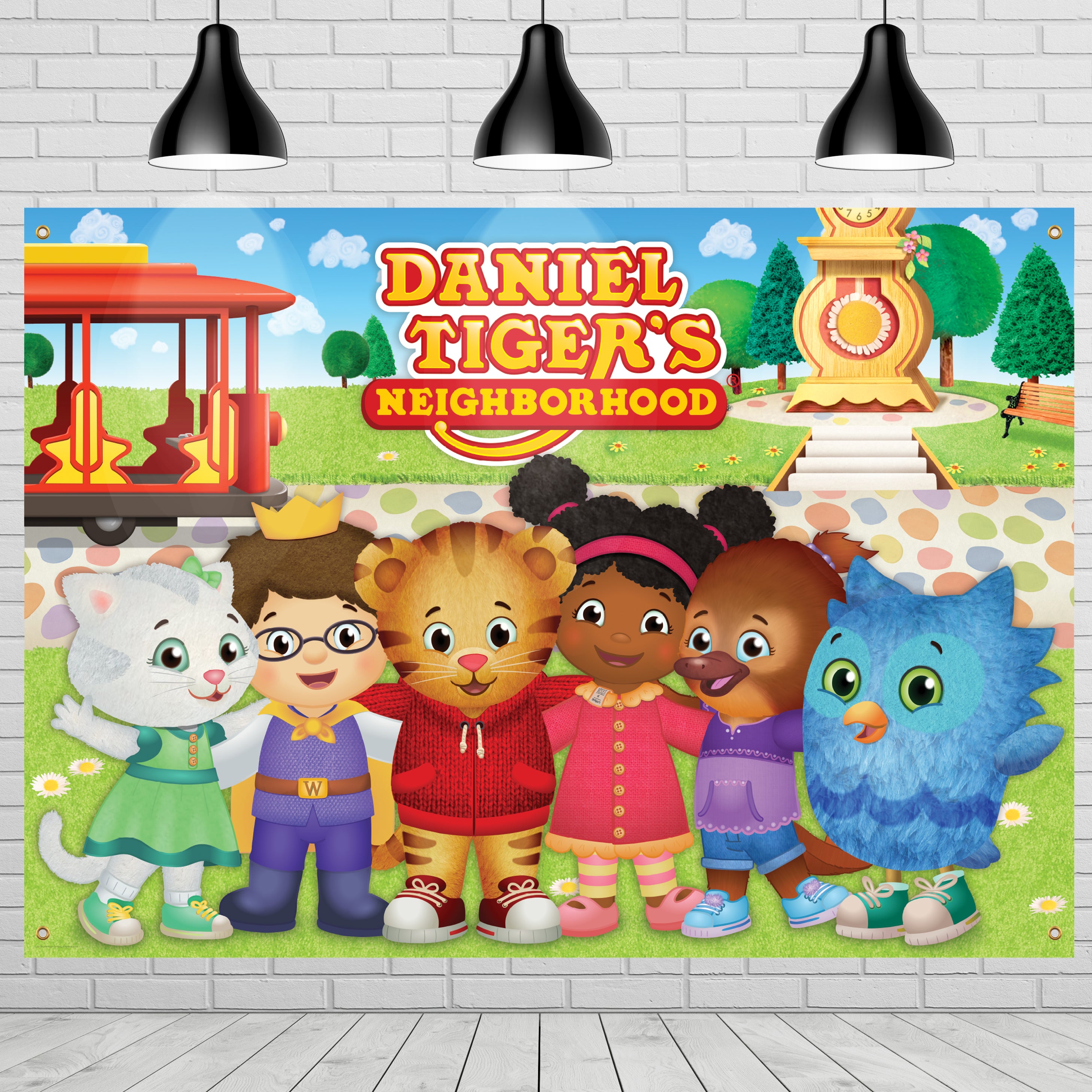 Daniel Tiger Backdrop - Daniel Tiger Birthday Supplies