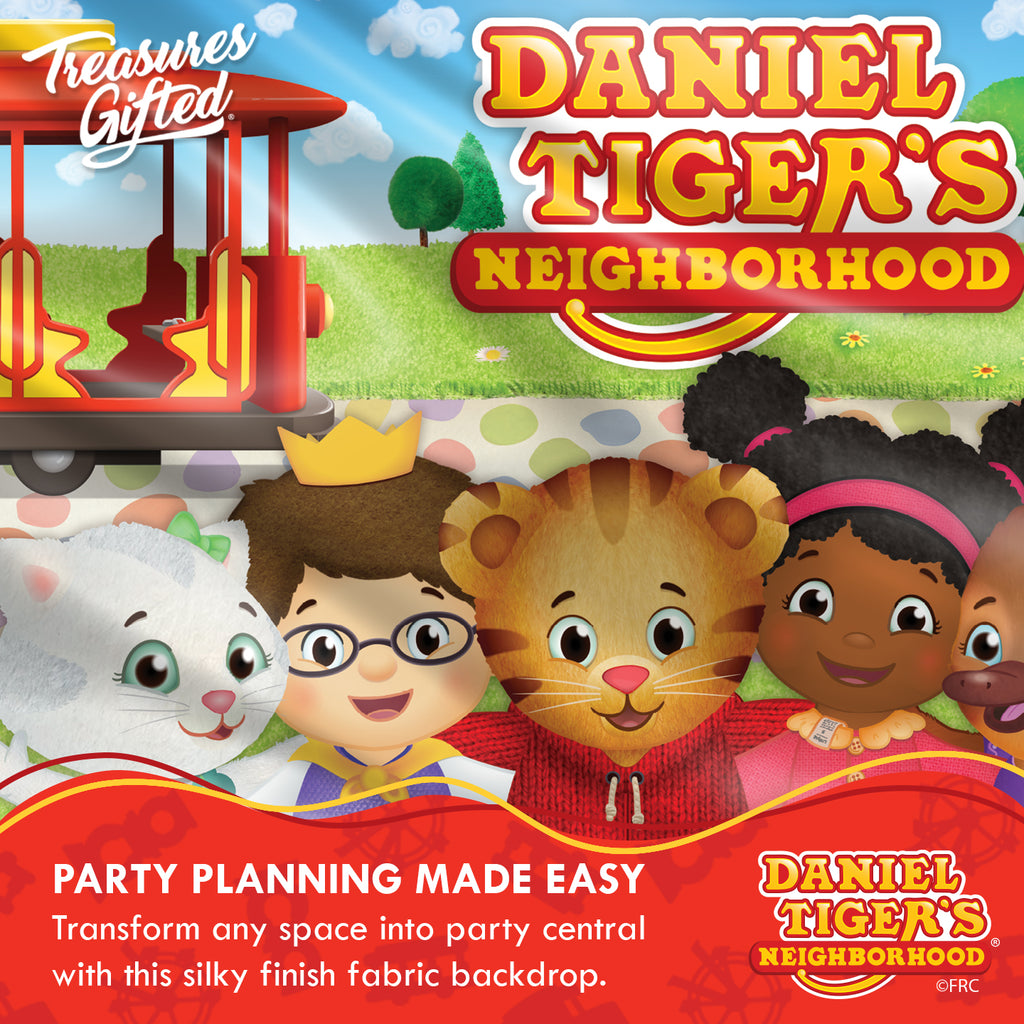 Daniel Tiger Backdrop - Daniel Tiger Birthday Supplies