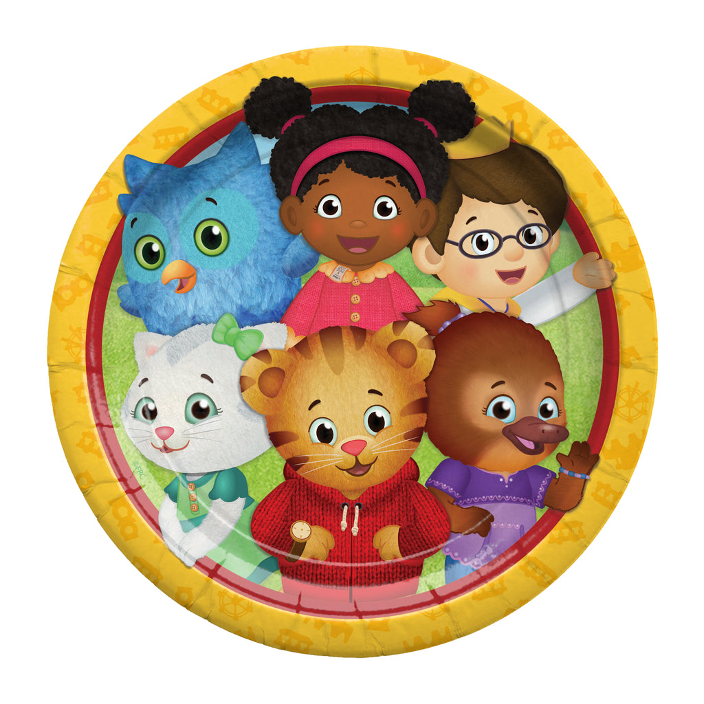 Daniel Tiger Plates 9in - Daniel Tiger Birthday Supplies