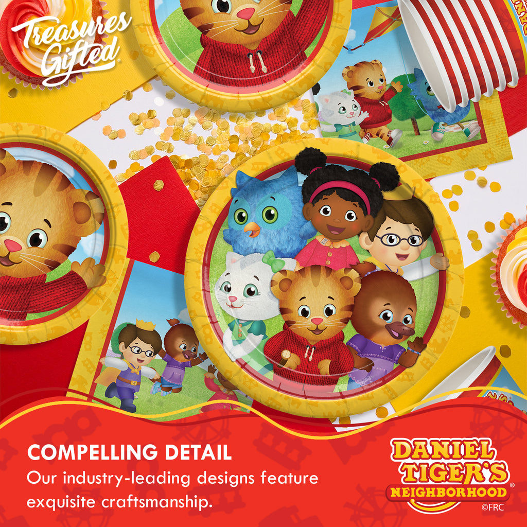 Daniel Tiger Plates 9in - Daniel Tiger Birthday Supplies
