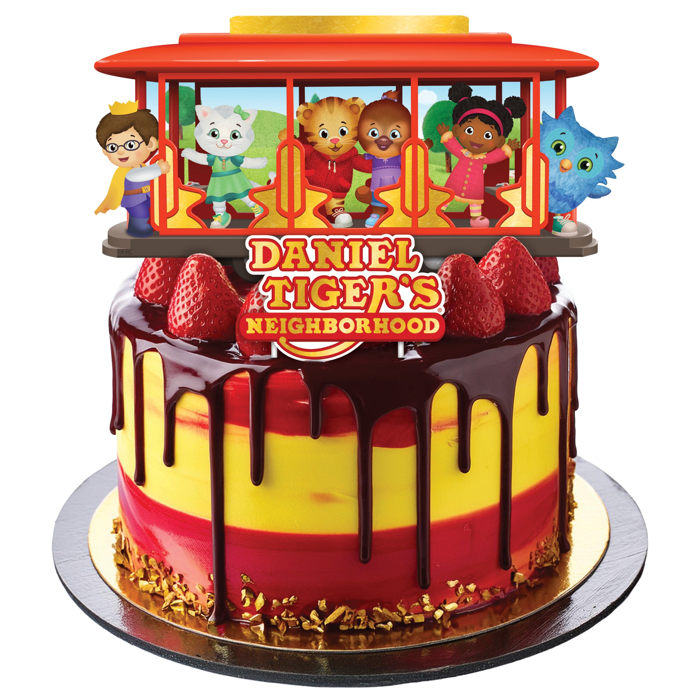Daniel Tiger Cake Topper - Daniel Tiger Birthday Supplies