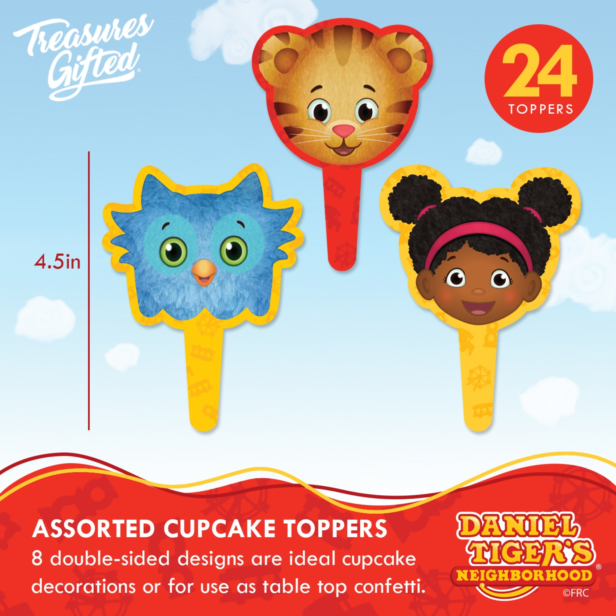 Daniel Tiger Cupcake Toppers & Daniel Tiger Cupcake Wrappers
