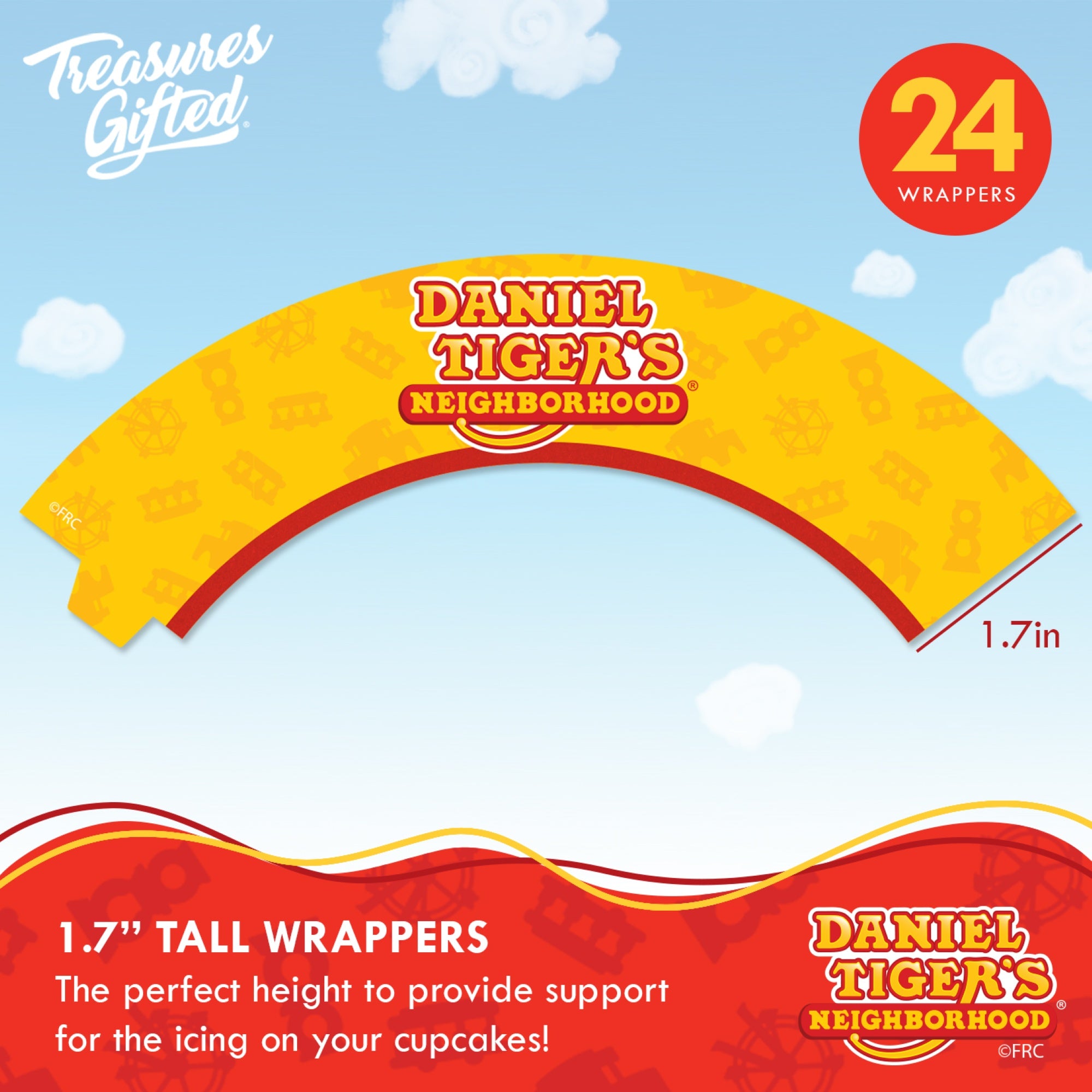 Daniel Tiger Cupcake Toppers & Daniel Tiger Cupcake Wrappers