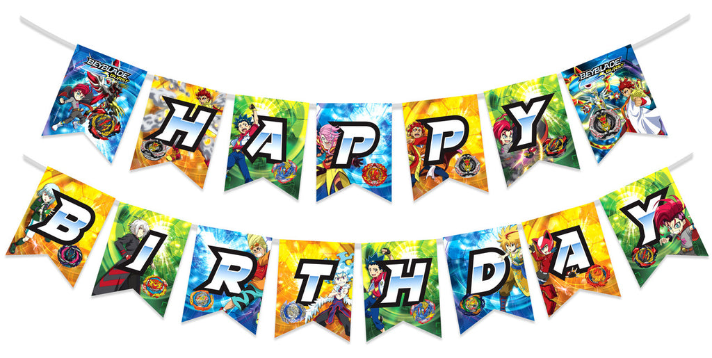 BEYBLADE Birthday Banner - BEYBLADE Party Supplies