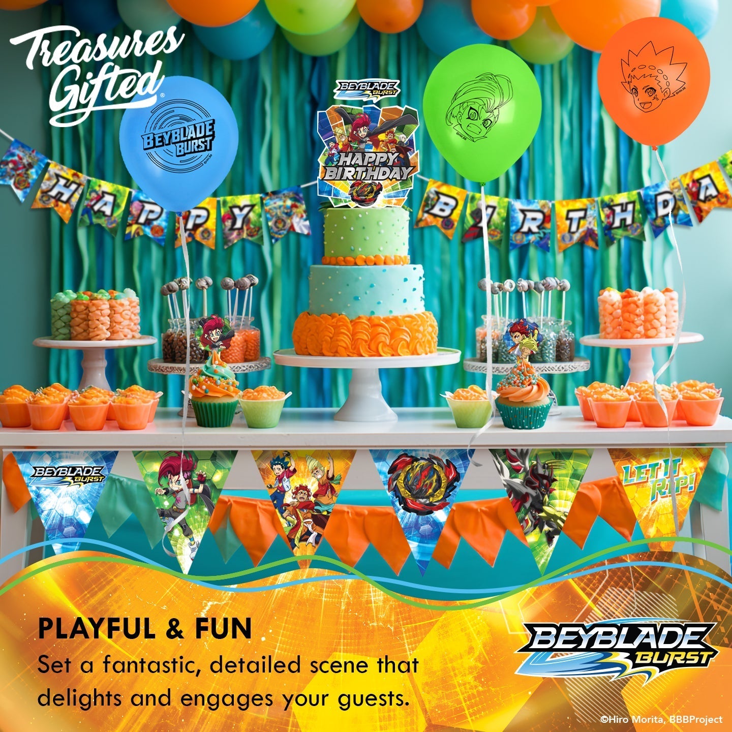 BEYBLADE Birthday Banner - BEYBLADE Party Supplies