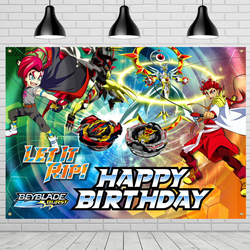 BEYBLADE Backdrop - BEYBLADE Party Supplies