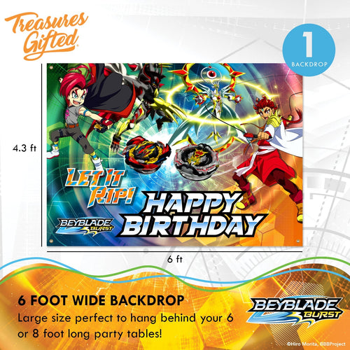 BEYBLADE Backdrop - BEYBLADE Party Supplies