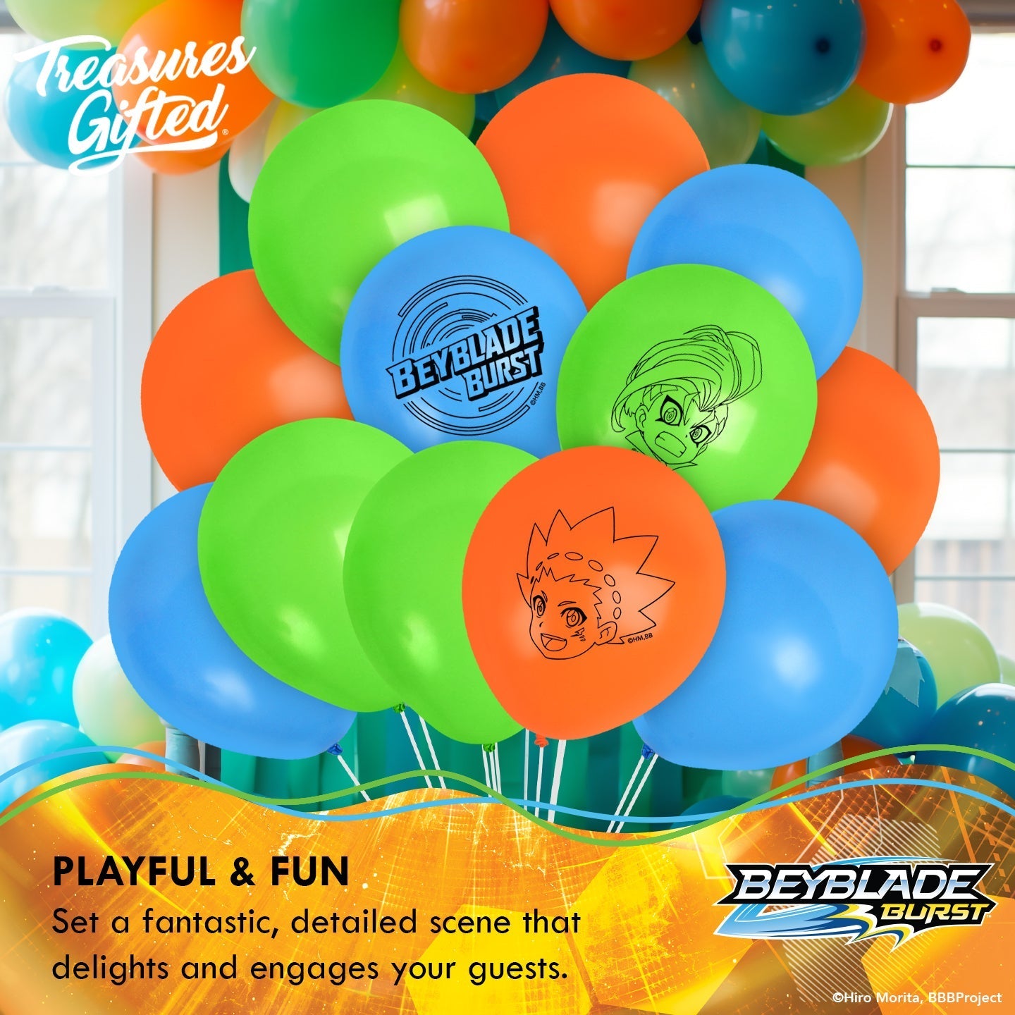 BEYBLADE Balloon Bouquet - BEYBLADE Party Supplies