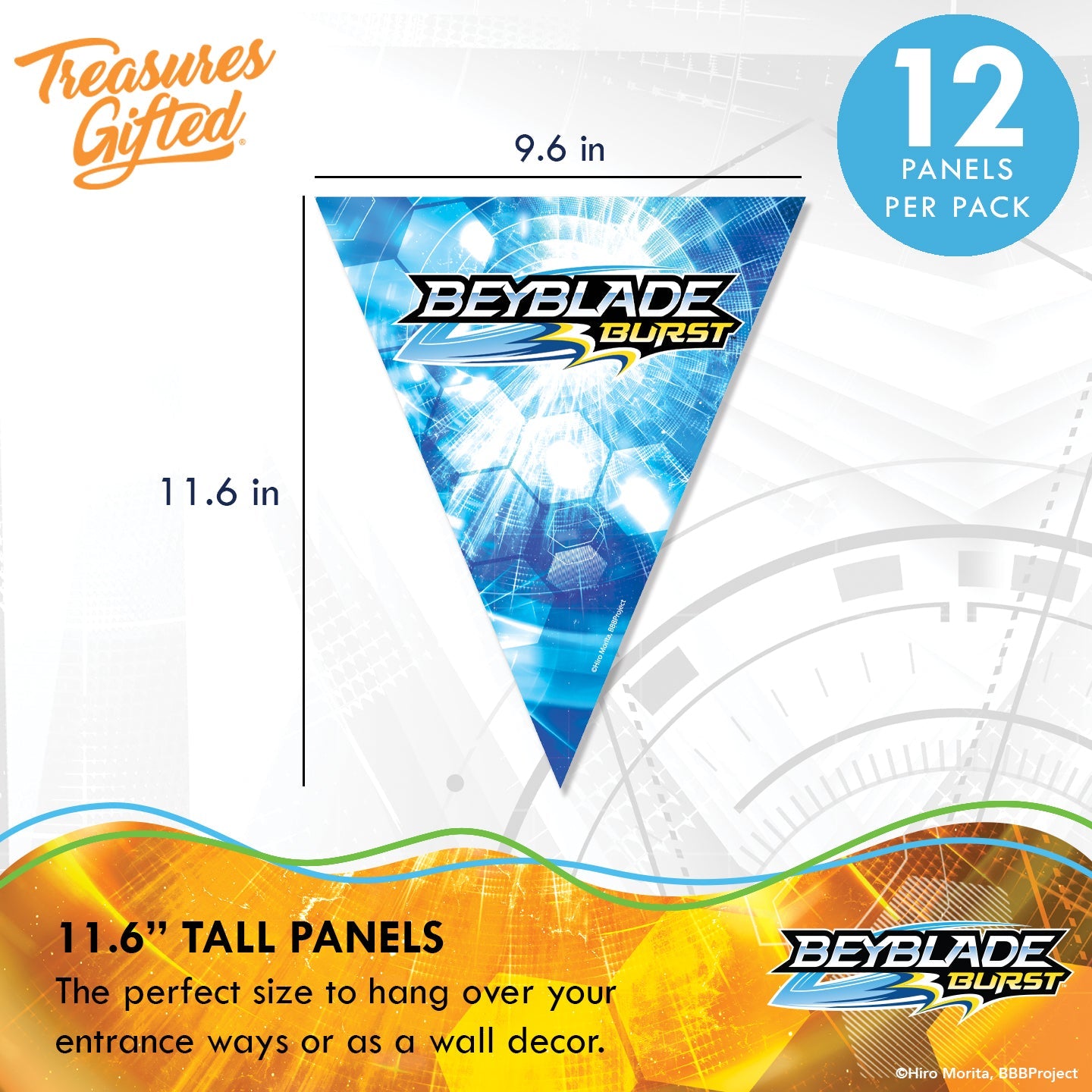 BEYBLADE Birthday Banner Pennant - BEYBLADE Party Supplies