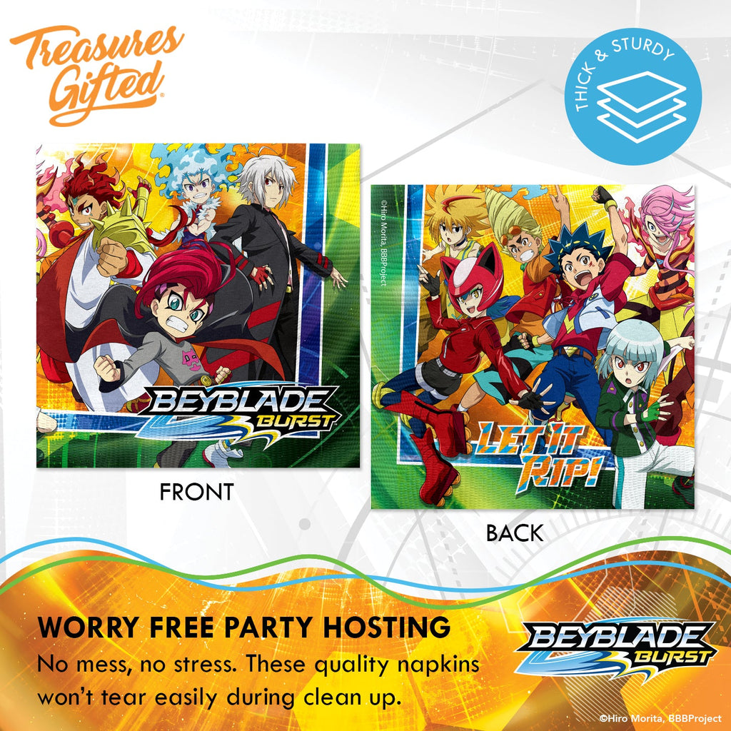 BEYBLADE Napkins - BEYBLADE Party Supplies