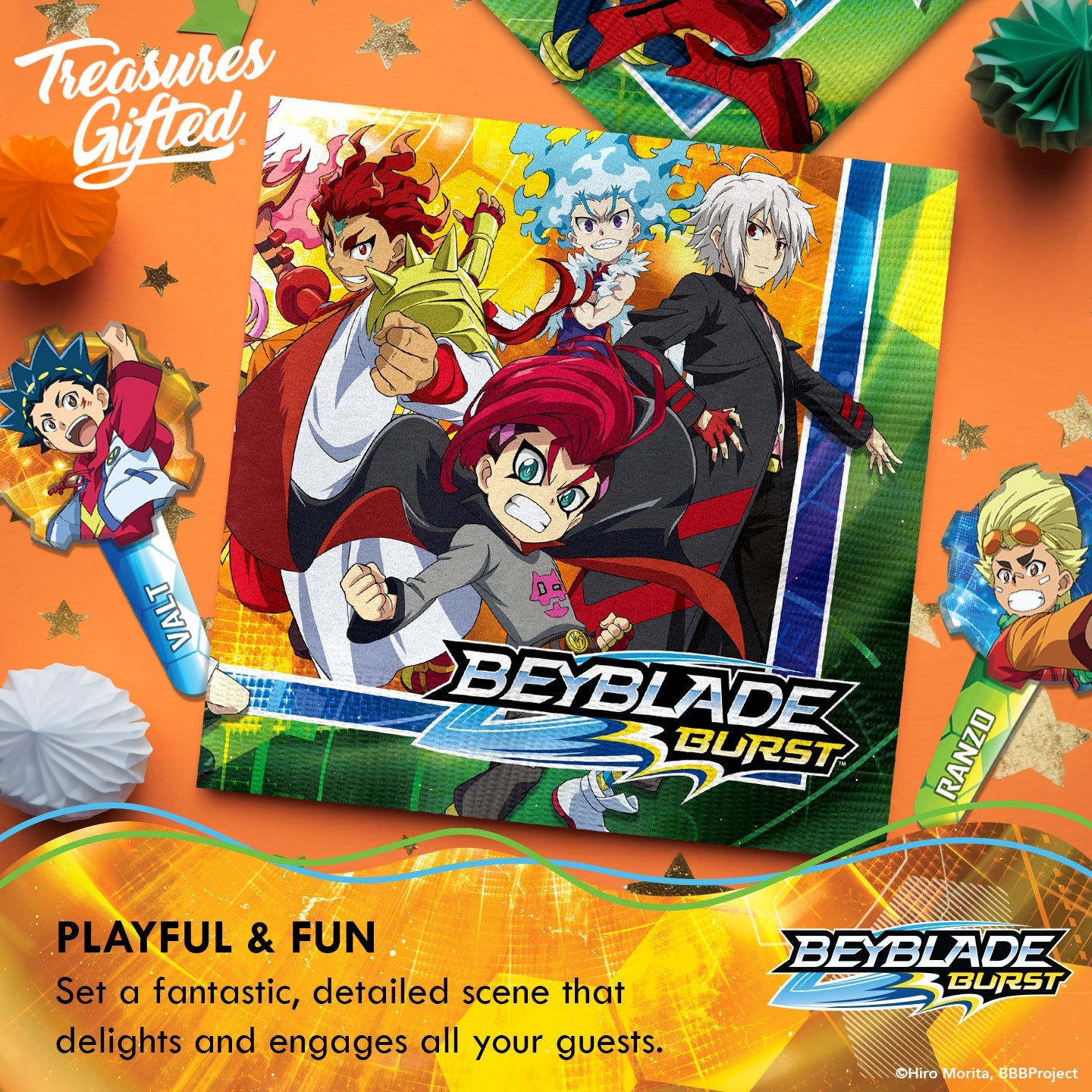 BEYBLADE Napkins - BEYBLADE Party Supplies