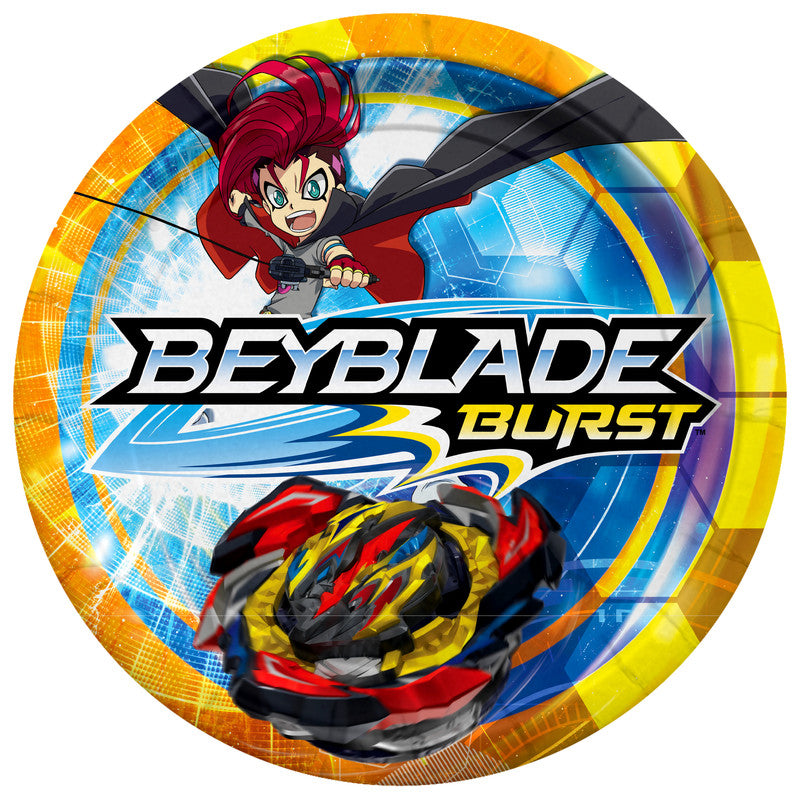 BEYBLADE Plates 9in - BEYBLADE Party Supplies
