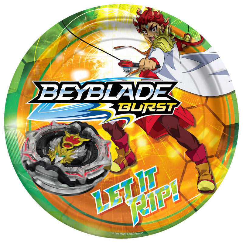 BEYBLADE Plates 7in - BEYBLADE Party Supplies